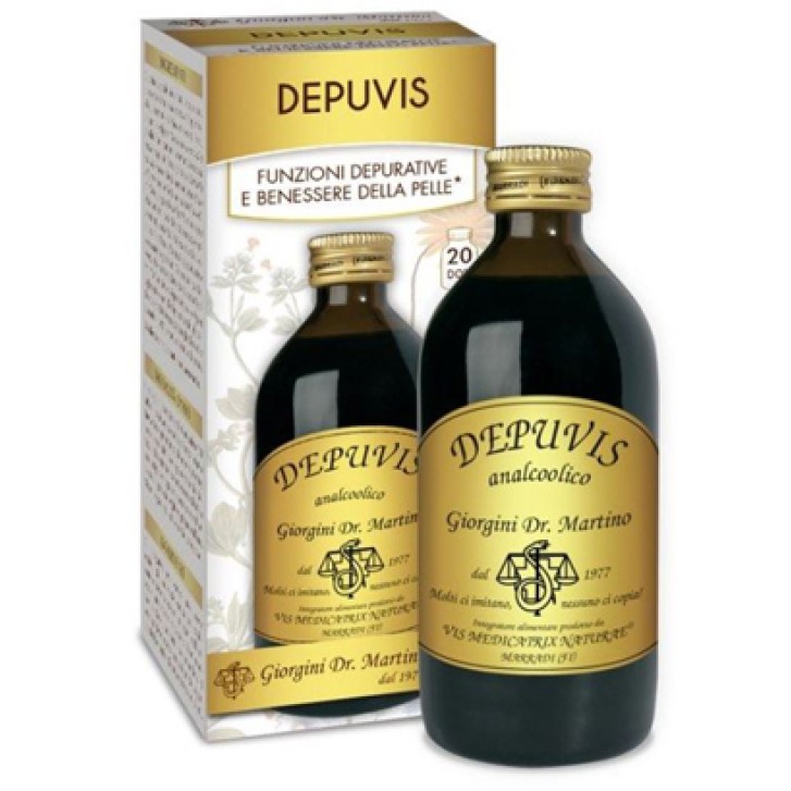 Depuvis Liquido Analcolico 200 ml Dr. Giorgini - Integratore Depurativo