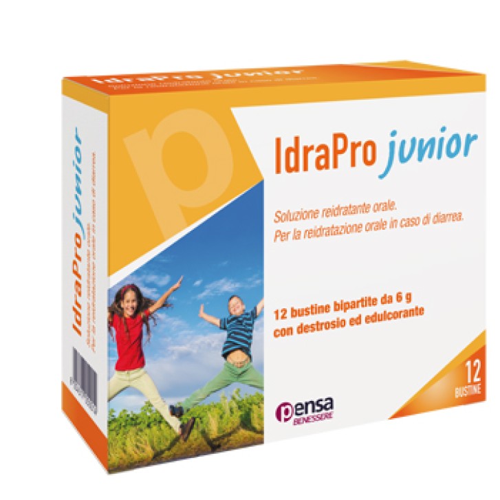 Idrapro Junior 12 Bustine - Integratore Alimentare contro Diarrea