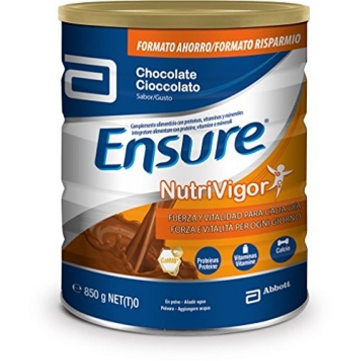 Ensure Nutrivigor Gusto Cioccolato 850 grammi - Integratore Energetico