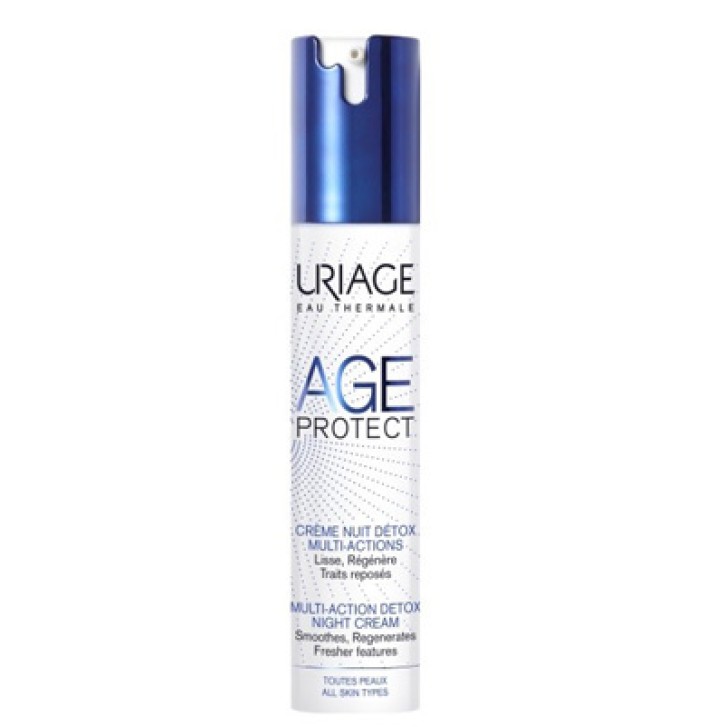 Uriage Age Protect Crema Notte Detox Multiazione Antietà Viso 40 ml