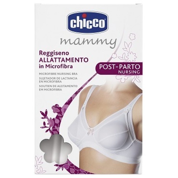 Chicco Mamma Donna Reggiseno Allattamento MicroFibra Bianco Taglia 3C