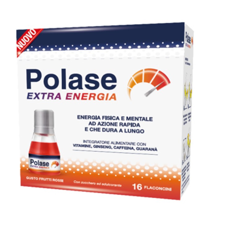 Polase Extra Energia 16 Flaconcini - Integratore Tonico Energetico