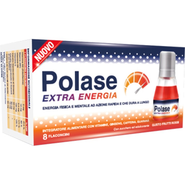 Polase Extra Energia 8 Flaconcini - Integratore Tonico Energetico