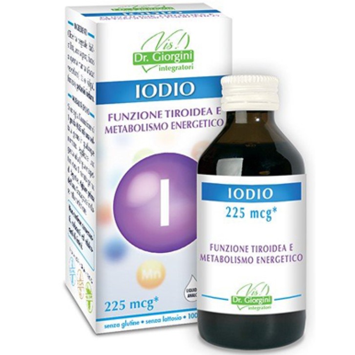 Iodio Liquido Analcolico 100 ml Dr. Giorgini - Integratore Funzione Tiroidea