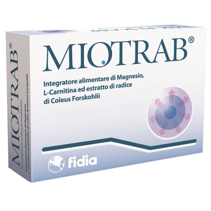 Miotrab 30 Compresse - Integratore di Magnesio e L-Carnitina