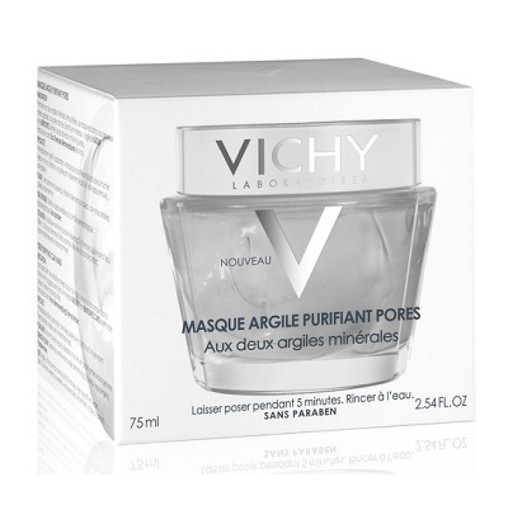 Vichy Maschera Minerale Argilla Purificante Pelle Mista e Grassa 75 ml