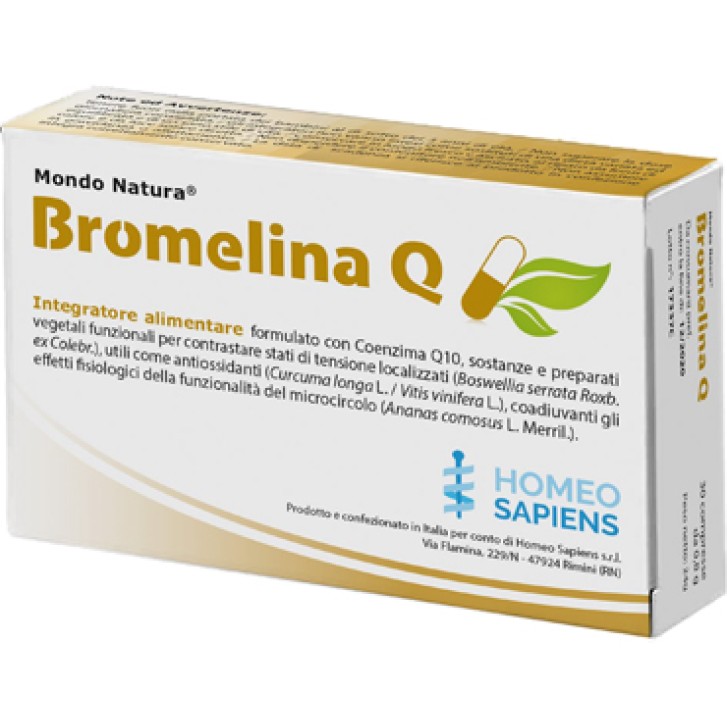 Bromelina Q Mono Natura 30 Compresse - Integratore Alimentare