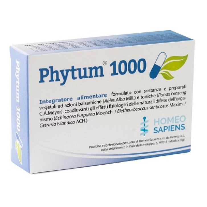 Phytum 1000  30 Capsule - Integratore Difese Immunitarie