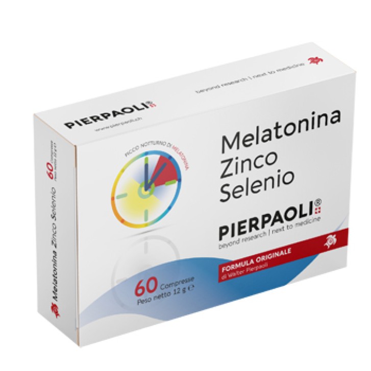 Melatonina Zinco Selenio Dr. Pierpaoli 60 Compresse - Integratore per il Sonno