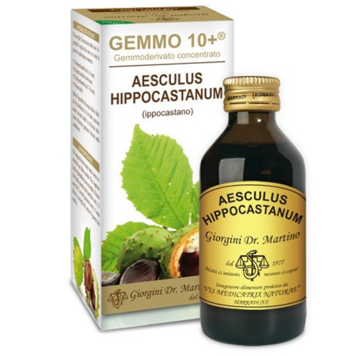 Gemmo 10+ Ippocastano Analcolico 100 ml Dr. Giorgini - Integratore Funzionalità della Circolazione Venosa
