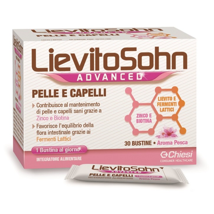 Lievitosohn Advanced 30 Bustine - Integratore Pelle e Capelli