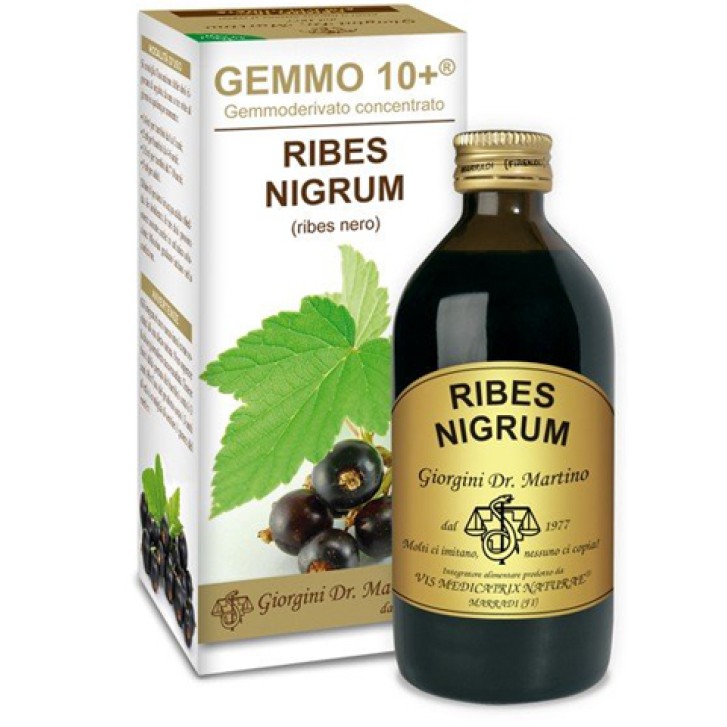 Gemmo 10+ Ribes Nero Analcolico 200 ml Dr. Giorgini - Integratore Alimentare