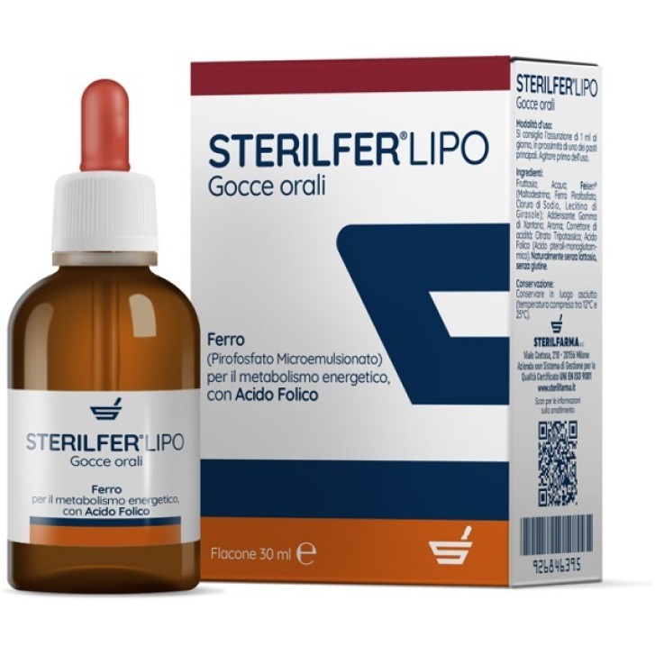 Sterilfer Lipo Gocce 30 ml - Integratore Ferro