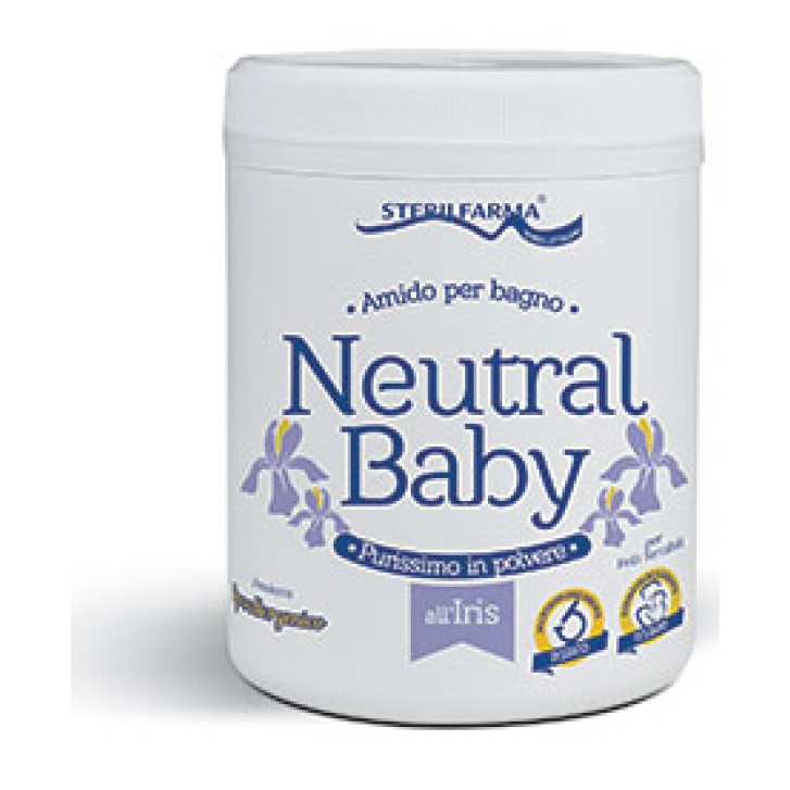 Neutral Baby Amido Polvere per Bagnetto Iris 220 grammi