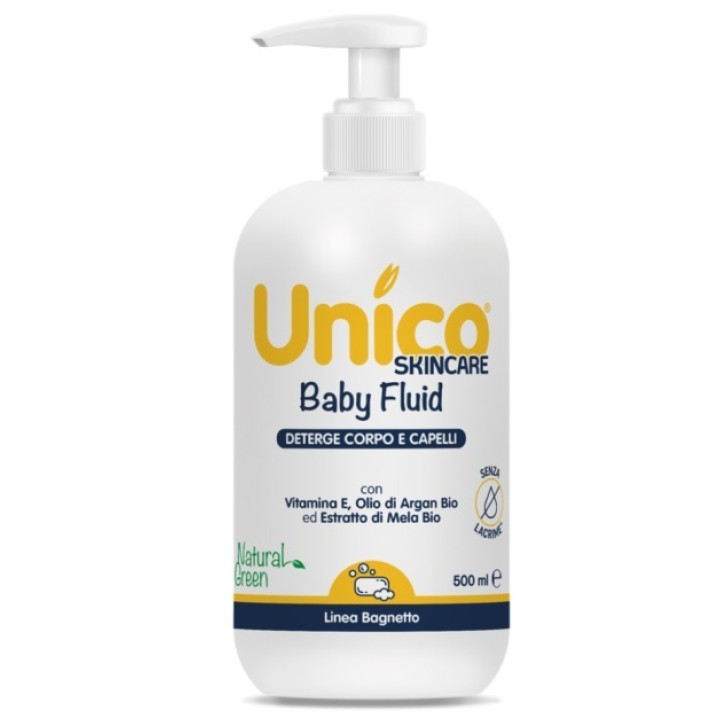 Unico Baby Fluid Bagnodoccia Neonati e Bambini 500 ml