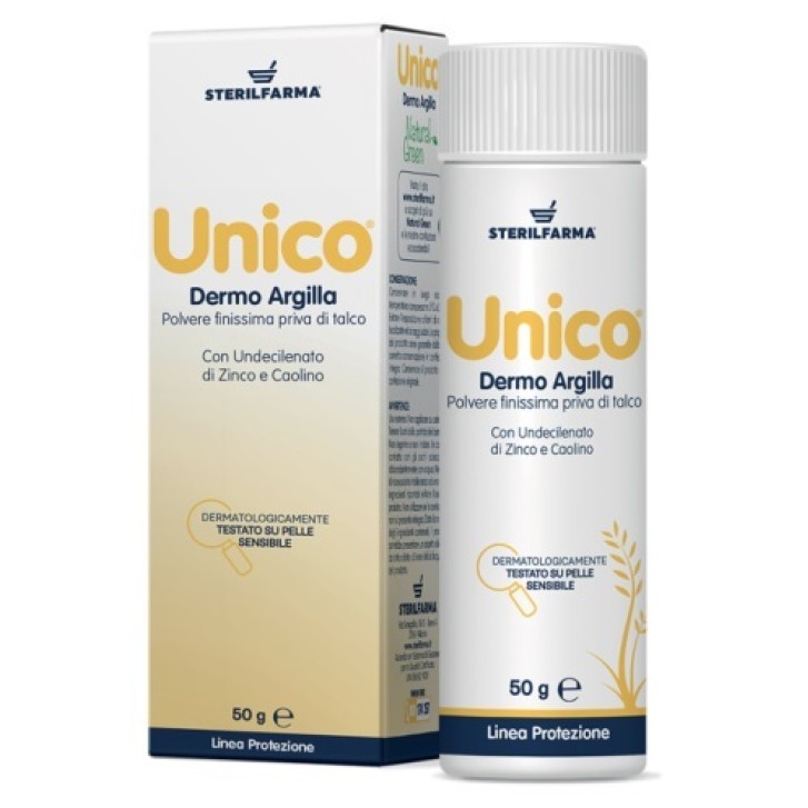 Unico Dermo Argilla Polvere Assorbente 50 grammi