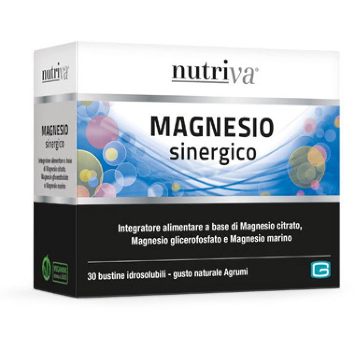 Nutriva Magnesio Sinergico 30 Bustine - Integratore Alimentare