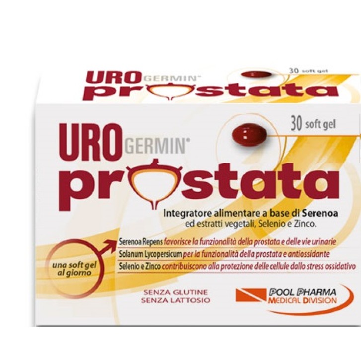 Urogermin Prostata 30 Capsule Soft Gel - Integratore per la Prostata ed il Benessere Urinario