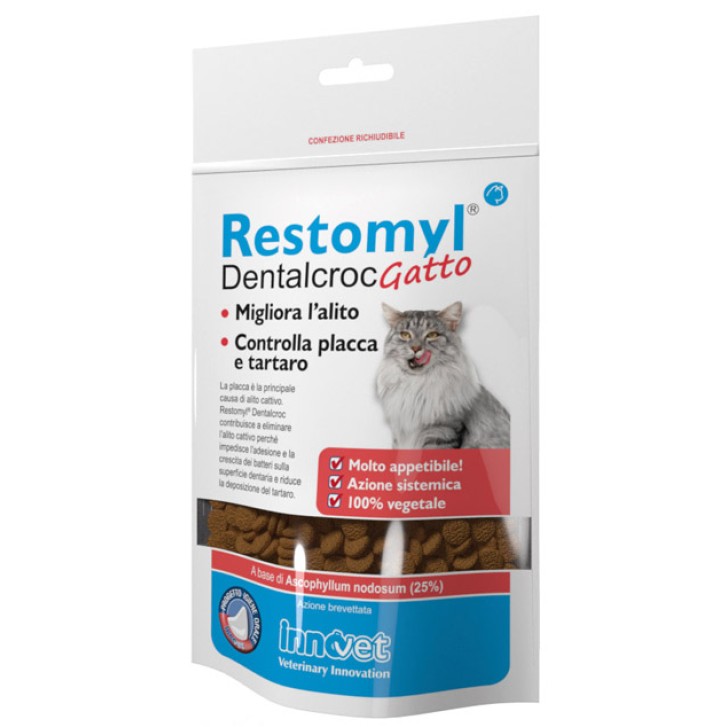 Restomyl Dentalcroc Migliora Alito Gatti 60 grammi