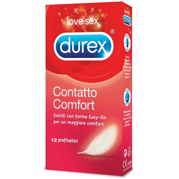 Durex Contatto Comfort 12 Profilattici Sottili