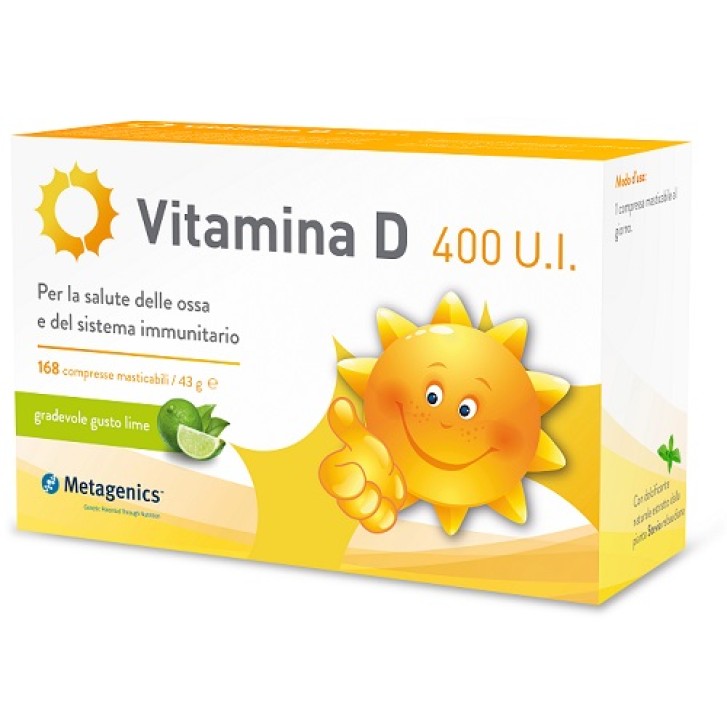Metagenics Vitamina D 400UI 168 Capsule - Integratore Alimentare