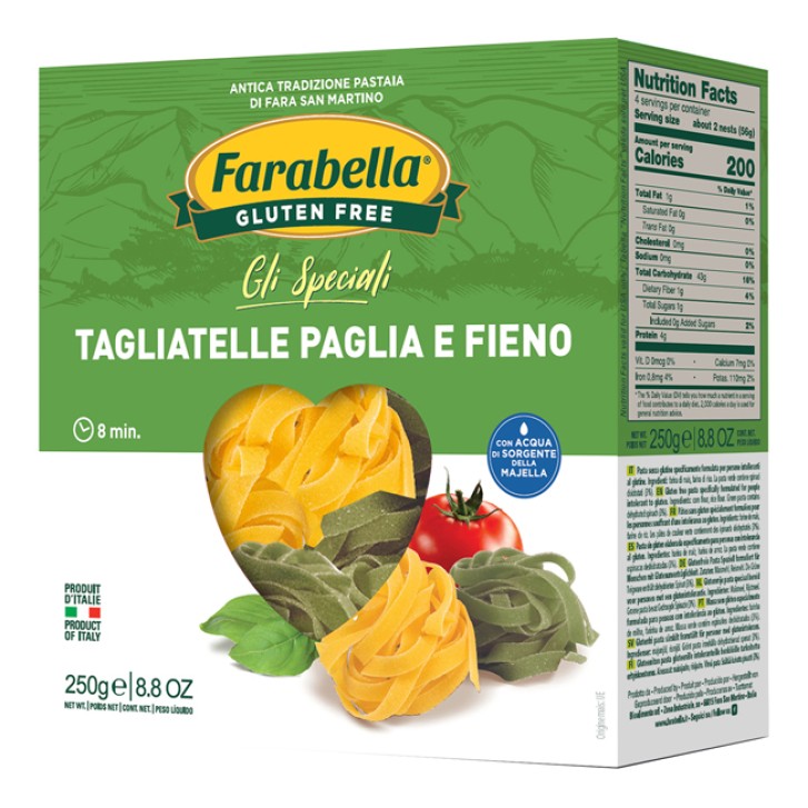 Farabella Pasta Senza Glutine Tagliatelle Paglia Fieno 250 grammi