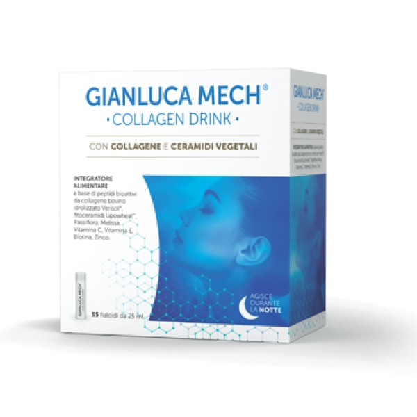 Collagen Drink  Gianluca Mech 15 Fiale - Integratore di Collagene