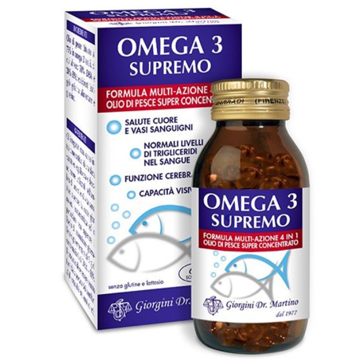 Omega 3 Supremo 60 Capsule Softgel Dr. Giorgini - Integratore di Olio di Pesce