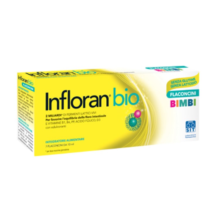 Infloran Bio Bambini 7 Flaconcini - Integratore Fermenti Lattici Vivi