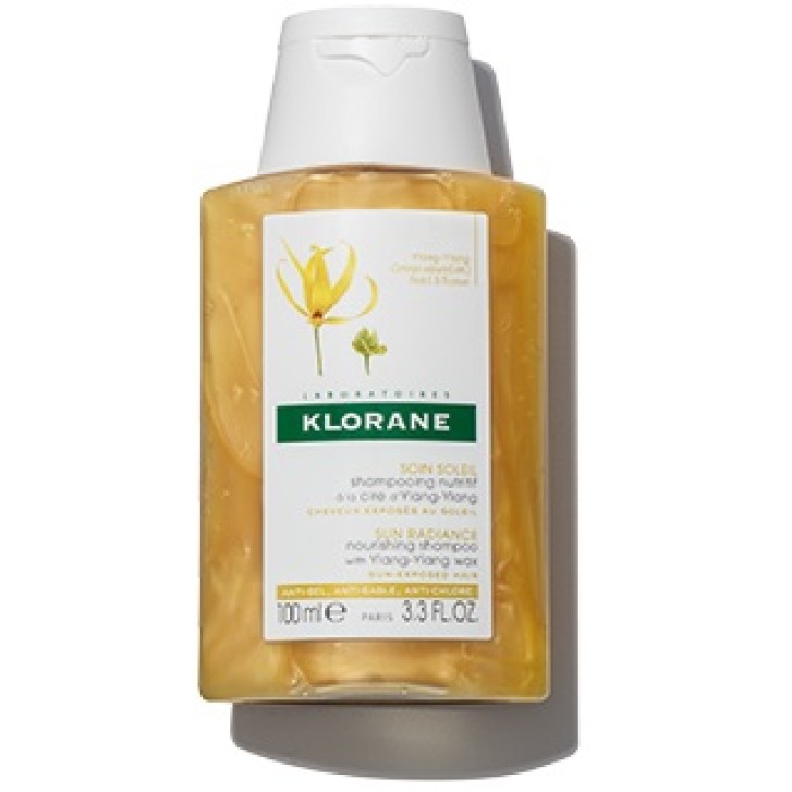 Klorane Ylang-Ylang Shampoo Nutritivo per Capelli al Sole 100 ml