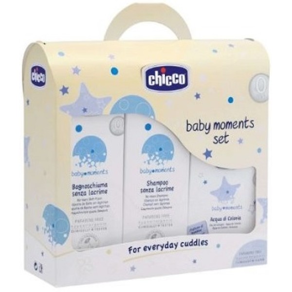 Chicco Baby Set Moments Bagno Shampoo Colonia