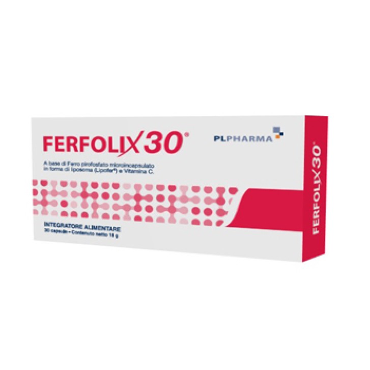 Ferfolix30 30 Capsule - Integratore di Ferro