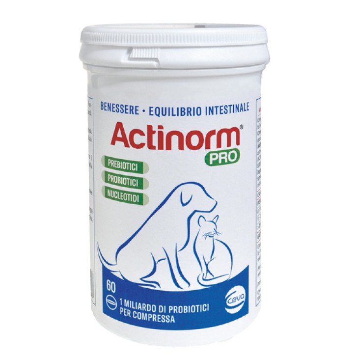 Ceva Actinorm 60 Compresse - Integratore Alimentare Cani e Gatti