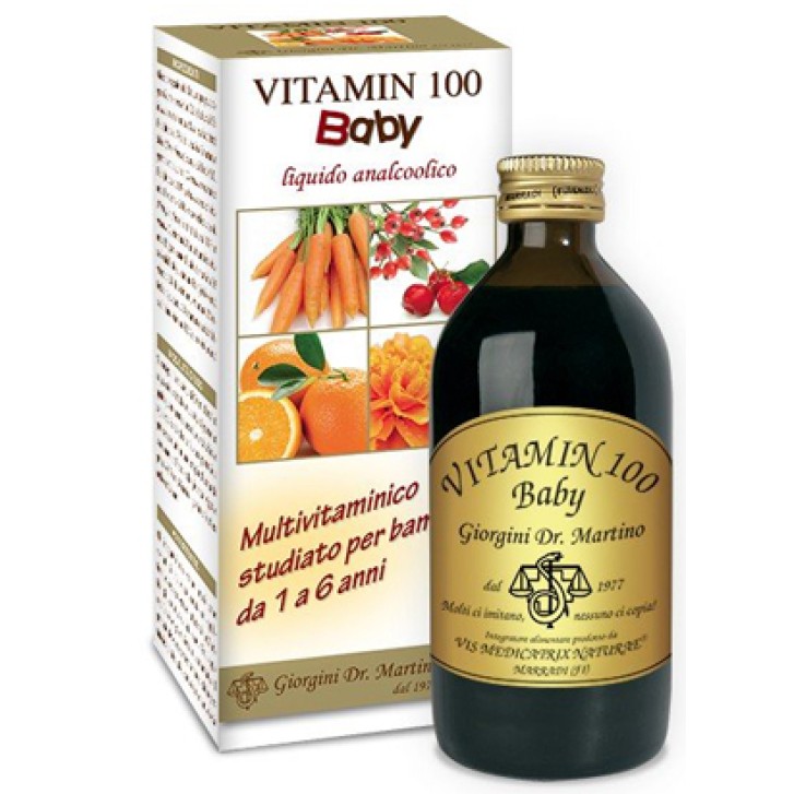 Vitamin 100 Baby Liquido Analcolico 100 ml Dr. Giorgini - Integratore Vitaminico