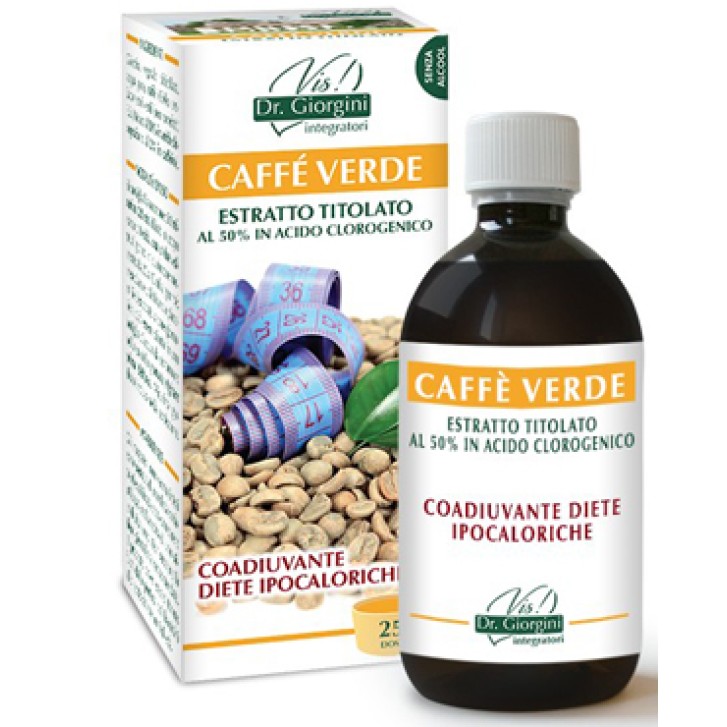 Caffe' Verde Estratto Titolato Analcolico Dr. Giorgini 500 ml - Integratore Bruciagrassi