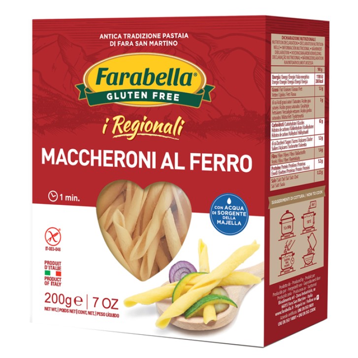 Farabella Pasta Senza Glutine Maccheroni al Ferro 200 grammi