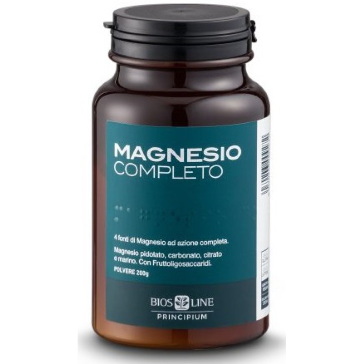 Bios Line Principium Magnesio Completo in Polvere 200 grammi - Integratore Alimentare