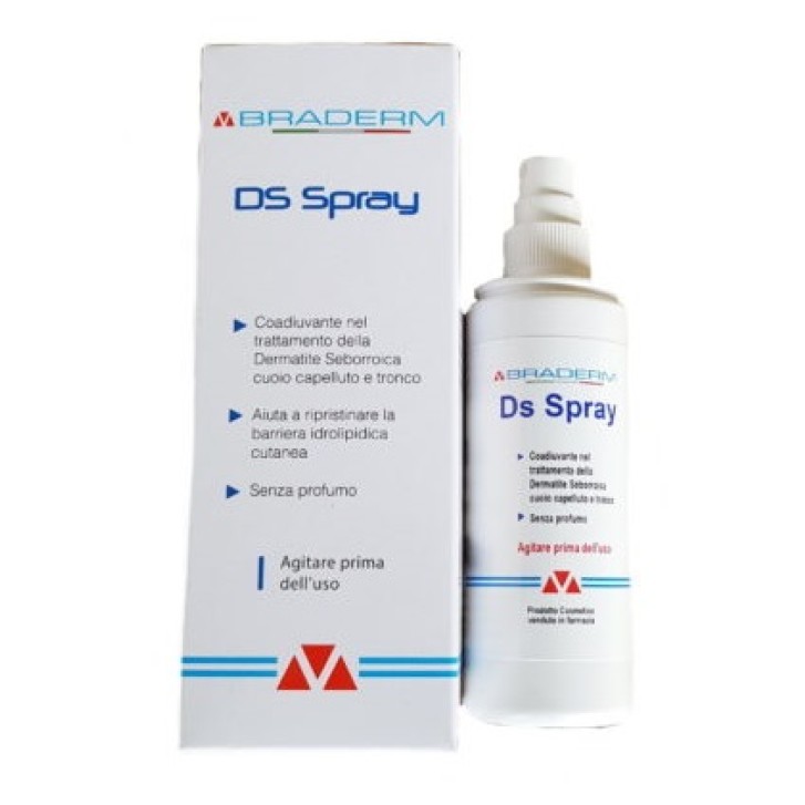Braderm DS Spray Trattamento Dermatite Seborroica 100 ml