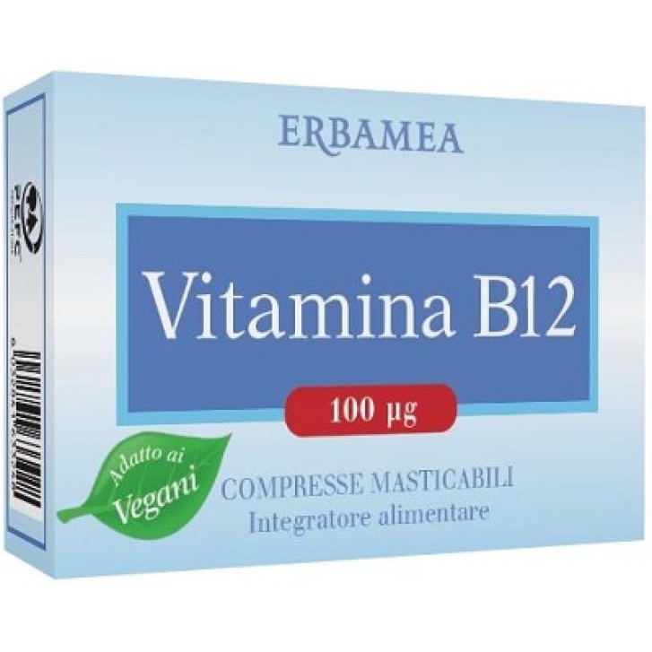 Erbamea Vitamina B12 90 Compresse Masticabili - Integratore Alimentare