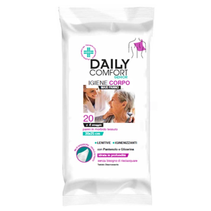 Daily Comfort Senior Panni Igiene Corpo 24 pezzi