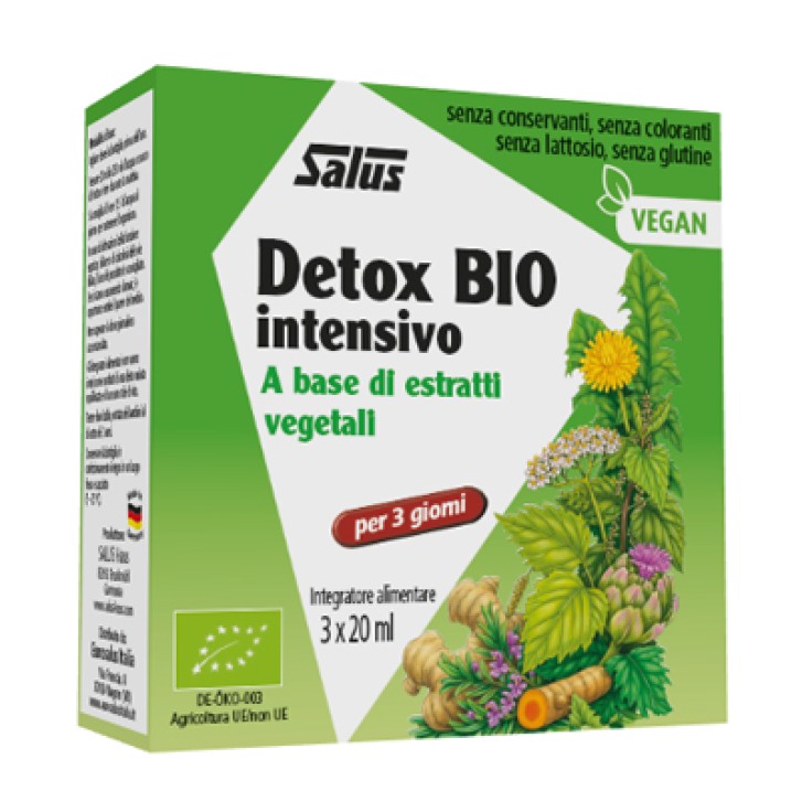 Detox Bio Intensivo 3 Flaconcini da 20 ml - Integratore Drenante