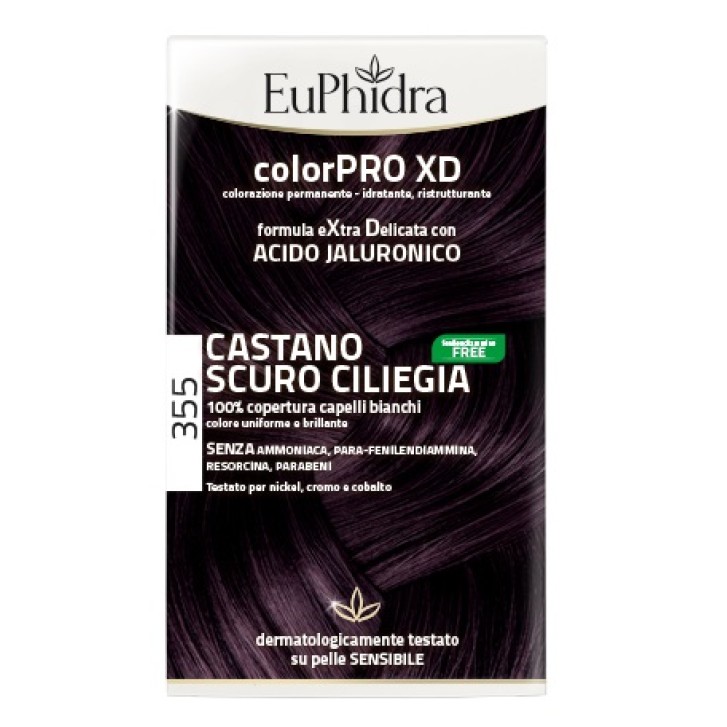 Euphidra Linea ColorPro XD 355 Castano Scuro Ciliegia Tintura Extra Delicata