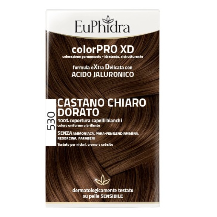 Euphidra Linea ColorPro XD 530 Castano Chiaro Dorato Tintura Extra Delicata