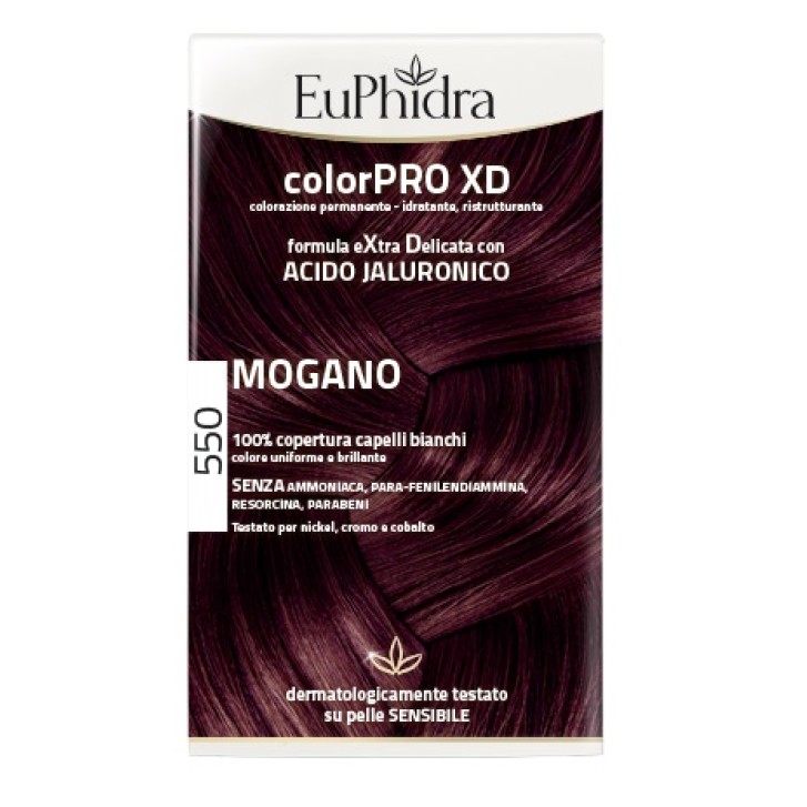 Euphidra Linea ColorPro XD 550 Mogano Tintura Extra Delicata
