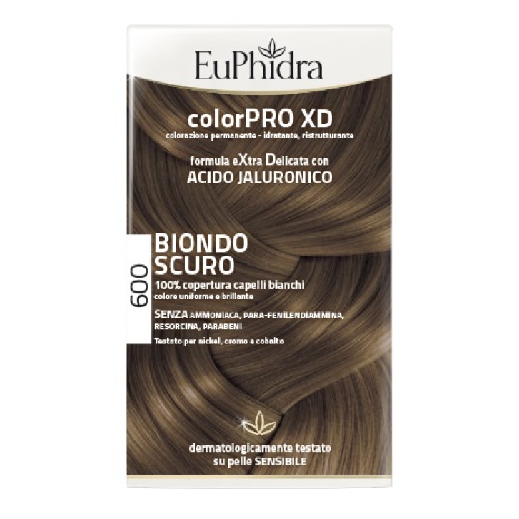 Euphidra Linea ColorPro XD 600 Biondo Scuro Tintura Extra Delicata