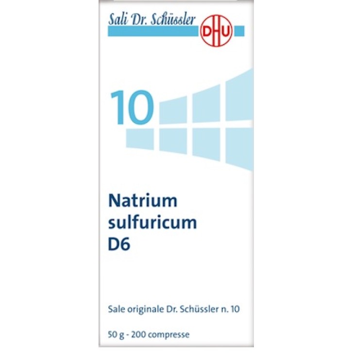 Schwabe Natrium Sulfuricum Sale di Schussler n.10 200 compresse 6 DH