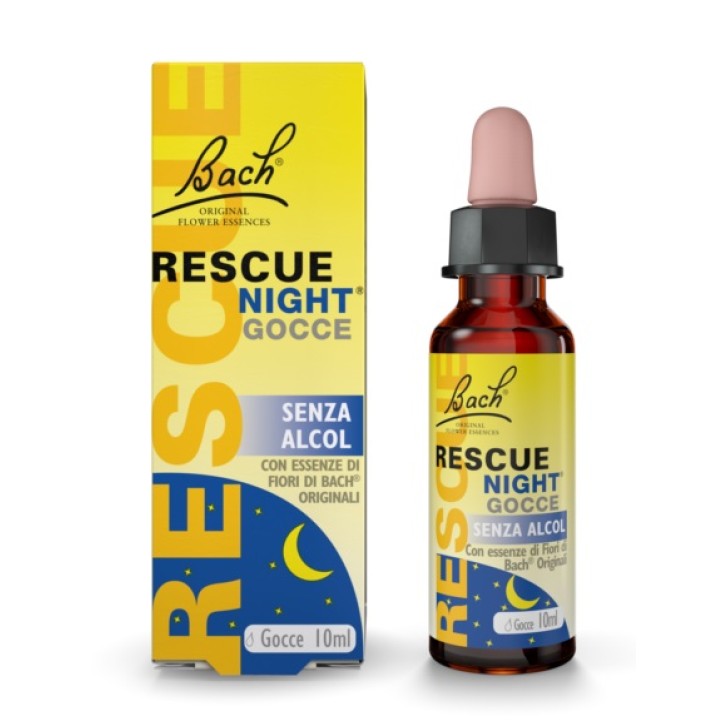 Rescue Night Gocce Senza Alcool Integratore Rilassante 10 ml