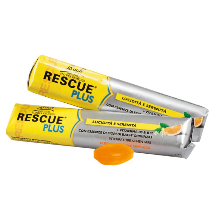 Rescue Plus Confetti Arancia e Sambuco 10 pezzi