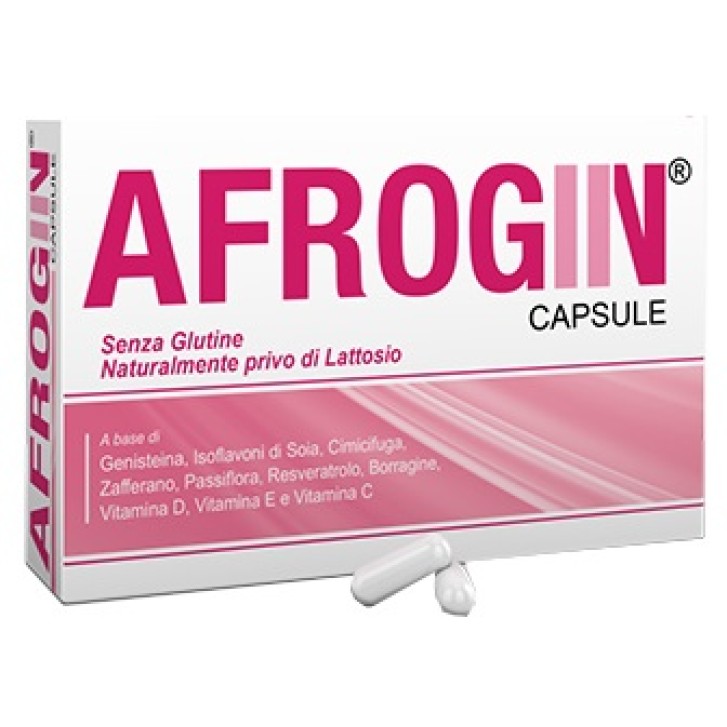 Afrogin 30 Capsule - Integratore Menopausa