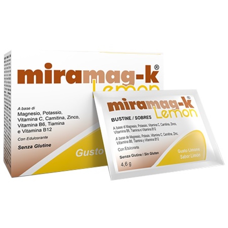Miramag-K Lemon 20 Bustine - Integratore di Sali Minerali